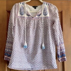 Jcrew Boho Cotton Top size 00